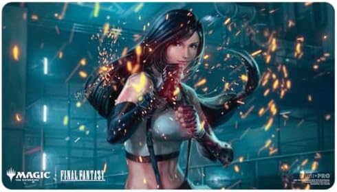 Ultra PRO - Final Fantasy x Universes Beyond Tifa, Martial Artist Playmat for Magic: The Gathering | Card Game Playmat, Final Fantasy Collectibles, Desk Mat Mousepad