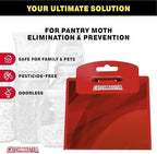 Catchmaster Premium Pantry Moth Traps, XL Odorless Sticky Glue Traps 6PK, Pheromone Attractant for House, Kitchen Storage & Kitchen Pantry Cabinet, PheroGuard Technology, Trap & Eliminate Moths