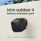 Introducing Blink Outdoor 4 Battery Extension Pack — Accessory for Outdoor 4 smart security camera, 4-year battery life, set up in minutes, batteries included