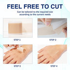 Silicone Scar Sheets (1.6”x 130”, 3.3M), Professional Silicone Scar Tape, Silicone Scar Strips, Reusable Scar Removal Sheets for Surgical Scars, C-Section, Surgery, Burn, Keloid, Acne