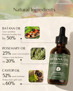 YANIBEST Batana Castor Oil, 100% Pure Natural Hair Oil for Strengthening Hair, Nourish and Repair Damaged Hair, Improve Scalp Health