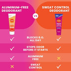 Lume Whole Body Deodorant Plus Sweat Control - Smooth Cream Tube - 72 Hour Odor And Sweat Control - Baking Soda Free, Skin Loving - 3.0 ounce, Pack of 2 (Soft Powder & Lavender Sage)