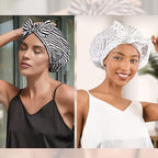 Yanibest Non-Slip Shower Cap for Women, Adjustable Luxury Waterproof Shower Cap, Reusable Cute Shower Cap Hair Cap to Keep Hair Dry