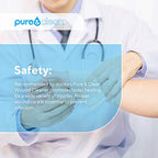 Pure & Clean Wound Cleanser and Lid Prep - Alcohol-Free Formula - Hypochlorous Acid (HOCl) & Oxygenated Water - For Wound Care - pH Balanced - Painless, Non-Cytotoxic Debriding Solution Spray - 8 Oz