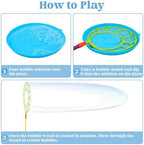 JOYIN Big Bubble Wands Set, Giant Bubble Wand Toys with Tray Bulk for Kids Adults, Summer Toys, Birthday Party Favors, Outdoor Activities, Easter Basket Stuffers