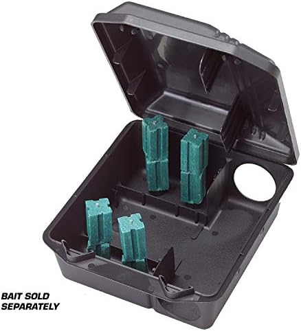Tomcat Rodent Station, Each Box Includes 1 Rodent Station with 4 Bait Securing Rods and 1 Security Key, Use Indoors or Outdoors, 2-Pack