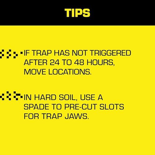 Tomcat Mole Trap, Innovative and Effective Mole Remover Trap Kills Without Drawing Blood, Reusable and Hands-Free, 1 Trap