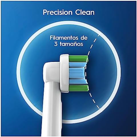 Oral-B Braun Precision Clean 4210201329343 Toothbrush Heads with Cleanmaximiser Bristles for Optimal Cleaning in Letterbox Packaging Pack of 8