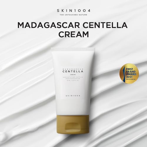 SKIN1004 Madagascar Centella Cream 2.53 fl.oz Organic Ingredients Moisturizing Brightening Wrinkle Care