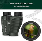 12x30 Compact HD Binoculars for Adults High Powered - Large View Binoculars with Clear Low Light Vision - Super Bright Lightweight & Waterproof Binocular for Bird Watching Travel Hunting