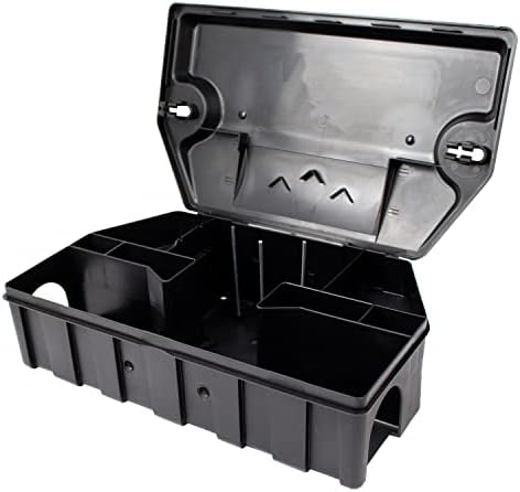 Victor M901RB Refillable Rodent Bait Station, Black