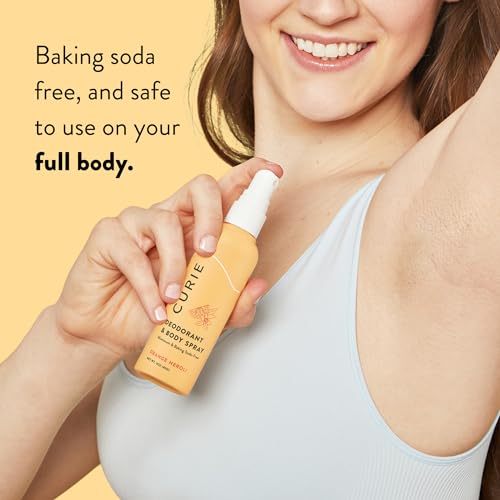 Curie Whole Body Deodorant - OG Spray Variety Pack - Auminum Free, Natural, Paraben Free, Cruelty Free, Vegan - Coconut Nectar, Orange Neroli, and White Tea (3pk)