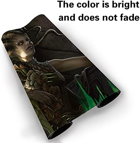 Board Game MTG Playmat Games Size 60X35 cm CCG Compatible for MTG CCG RPG Trading Card Game (MTG1-VRASKA, GOLGARI Queen)