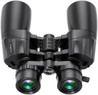 10-30x50 Zoom Binoculars for Adults, High Powered Military Binoculars for Bird Watching Traveling Hunting Concerts with Large View,BAK4,FMC Lens,Clear Low Light Vision at Night