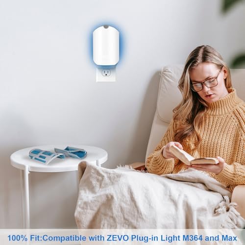 4 Pack Refill Cartridge Kit Compatible with ZEVO Refill M364, Refill Compatible with Plug in Light M364 and Max