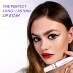Wonderskin Wonder Blading Lip Stain Peel Off and Reveal Kit - Long Lasting, Waterproof Red Lip Tint, Transfer Proof Natural Makeup Stain Kit (Playful)