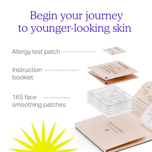 BLUMBODY Face & Forehead Wrinkle Patches - Anti Wrinkle Facial Patches to Smooth Eye, Mouth, Forehead Wrinkles - Non-Silicone Face Tape for Fine Wrinkles between Eyes & Face - Patches (30 day supply)