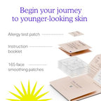 BLUMBODY Face & Forehead Wrinkle Patches - Anti Wrinkle Facial Patches to Smooth Eye, Mouth, Forehead Wrinkles - Non-Silicone Face Tape for Fine Wrinkles between Eyes & Face - Patches (30 day supply)