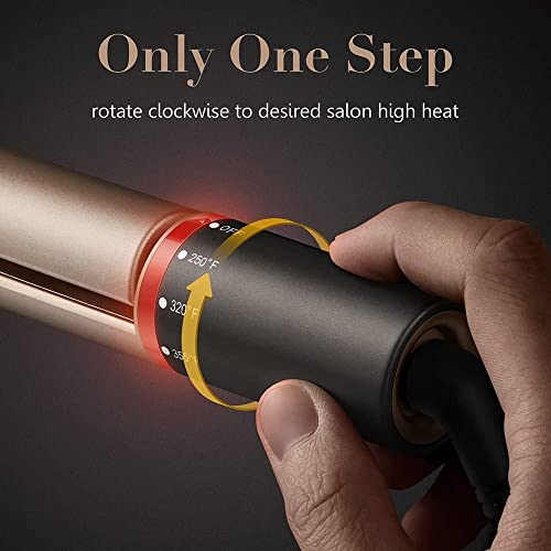 FURIDEN Professional Salon Quality Hair Straightener, Hair Straightener and Curler 2 in 1, Flat Iron Curling Iron in One, Fast Results | Long Lasting