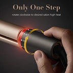 FURIDEN Professional Salon Quality Hair Straightener, Hair Straightener and Curler 2 in 1, Flat Iron Curling Iron in One, Fast Results | Long Lasting