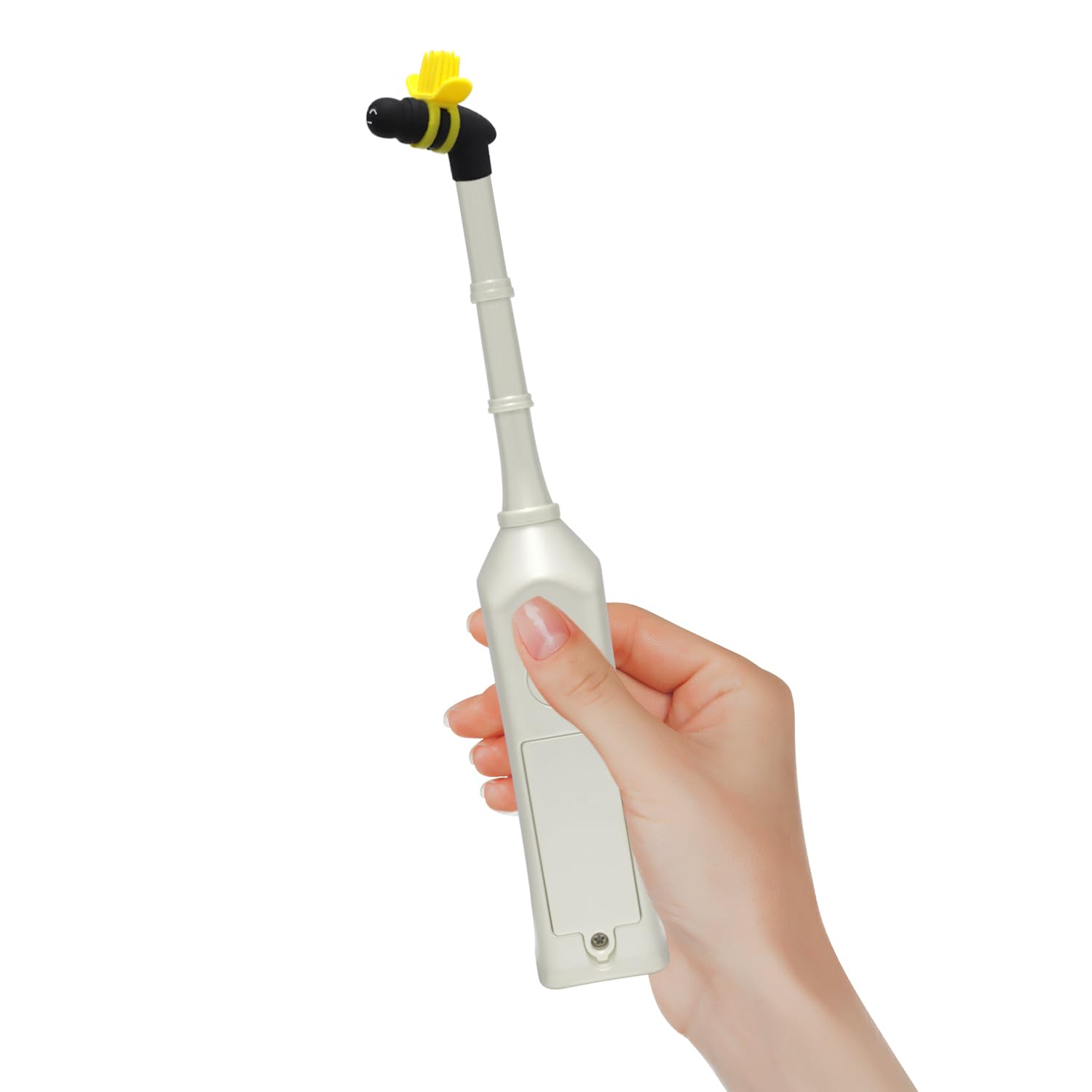 Handheld Pollinator Tool with Soft Silicone Brush for Indoor Garden Flowers