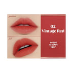 ETUDE Fixing Tint #02 Vintage Red (4g) | Long Lasting High Pigmented Liquid Lipstick | Waterproof Lightweight Matte Finish Lip Stain | Full Coverage | Korean Makeup, Kbeauty