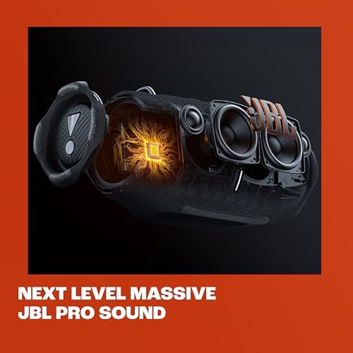 JBL Xtreme 4 - Portable Bluetooth Speaker, Powerful Sound and Deep Bass, IP67 Waterproof, 24 Hours of Playtime, Powerbank, PartyBoost for Multi-Speaker Pairing (Blue) (Renewed)