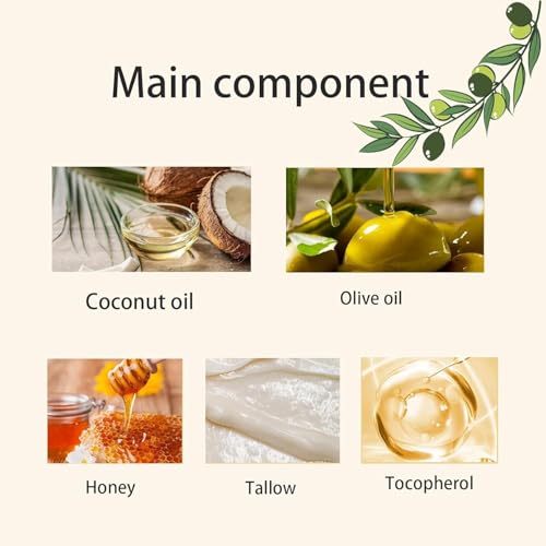 Whipped Beef Tallow and Honey Balm,whipped tallow honey balm，Body Lotion, Skin Care and Lip Balm (1pcs)