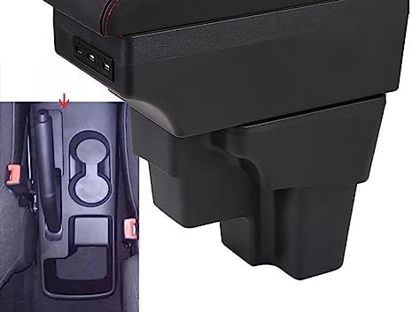 OQHAIR Armrest Box America Retrofit parts Car Armrest box Center Storage car accessories USB For KIA RIO 2015-2019
