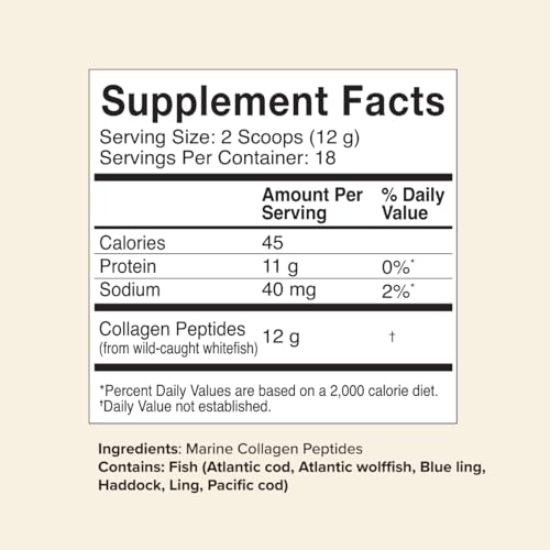 Great Lakes Wellness Sustainable Marine Collagen Peptides - Wild Caught MSC Certified - Unflavored Hydrolyzed Protein Powder - Support for Skin, Hair, Nails, Joints & Digestion - iGen Non-GMO - 8 oz
