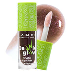 Lamel Dazzle Glow Crystal Clear Lip Gloss - Hydrating, Non Sticky, High-Glossy Lip Gloss - 408 Cherry Cola