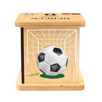 Wooden Piggy Bank for Kids and Adults, Personalized Gift Handmade in USA by BloomOwl, Custom Piggy Bank, Personalized Banks for Kids, Gifts for Baby Boys and Girls (Sports)