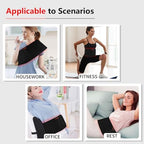 Red Light Therapy for Body, Up to 18 Watts 120-Bead Wearable Near Red Infrared Light Therapy Wrap Belt, 660nm & 850nm, Auto Timer, Ideal for Shoulder Waist Back Body