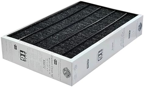 Lennox Healthy Climate Lennox X6672 16x25x5 Healthy Climate Carbon-Clean MERV 16 Filter Bundle with Same Day Supply Filter Change Reminder
