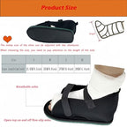 Adjustable plaster shoes postoperative shoes, medical walking shoes with Magic sticker, suitable for foot sprains, ankle fractures, toes, suitable for left and right feet(XL)