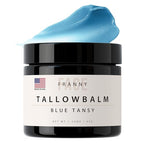 Beef Tallow For Face & Body | Grass Fed & Finished Beef Tallow Balm Infused with Essential Oils (Blue Tansy, Lavender, Jojoba) | Face Moisturizer to Revitalize and Nourish Skin - 2Oz