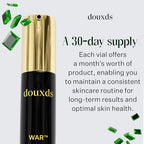 douxds WAR™ Detox Face Wash, Pore Cleaner Aloe Vera Face Wash, Natural Skin Care Charcoal Face Wash, Men's Skin Care, Acne Treatment For Face, Ingrown Hair, 50 ml