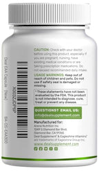 Essential Amino Acids (EAA) 2000mg Per Serving, 300 Capsules – Unflavored - 9 in 1, All BCAAs (Branched-Chain Aminos) – Lean Muscle Support & Natural Pre Workout Supplement
