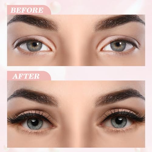 Lash Clusters 280Pcs Cluster Lashes 30D 40D D Curl False Eyelashes Mix9-16mm Eyelash Clusters Individual Cat Eye Lashes Clusters for DIY Cluster Eyelash Extensions at Home (30D+40D-0.07D-9-16MIX)