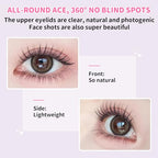 Idol Lash Extension Kit 10-12mm Cluster Lashes C+ Curl Natural Look Eyelash Clusters With Bottom Lashes Faux Lash Clusters Extensions With Tweezers & Glue For DIY Individual Lashes at Home