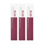 3 x Maybelline New York Superstay Matte Ink Liquid Lipstick - 165 Successful