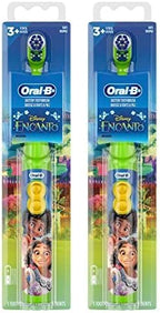 Oral-B Kid's Battery Toothbrush Featuring Disney's Encanto, Soft Bristles, for Kids 3+ (Pack of 2)