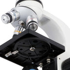 AmScope M150 Series Portable LED Monocular Student Compound Microscope - 40X-1000X Magnification - Microscope Kit Includes Dust Cover, 2 Clips & 2 Eyepieces