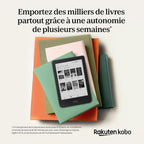 Kobo Clara BW | eReader | 6” Glare-Free Touchscreen with ComfortLight PRO | Dark Mode Option | Audiobooks | Waterproof | 16GB of Storage | Black