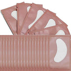 Ocim 100 Pairs Gel Pads Lash Extensions,Eye Lash Pads Hydrogel Patches for Eyelash Extension,Pink
