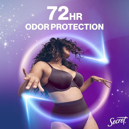 Secret Whole Body Deodorant Stick for Women, Peach & Vanilla Scent, Aluminum Free Deodorant Stick, 72 HR Odor Protection, 2.4 oz