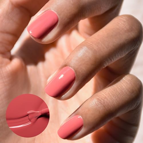 Manucurist • Green Nail Polish Bois de Rose • Natural Classic Nail Polish 9-Free • Vegan and Plant-Based Nail Polish (80%) • Manicure & Nail Care • 0.5 fl oz (BOIS DE ROSE)