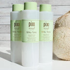 Pixi Milky Tonic, Calming & Hydrating Pads Containing Jojoba Milk, Infused with Oat Extract to Soothe, Alcohol-Free Daily Nourishing Toner, 3.4 fl oz/ 100 mL