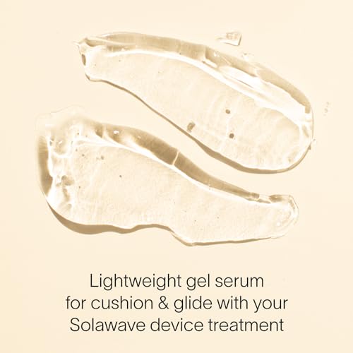 Solawave Wand Skin Therapy Activating Serum | Hyaluronic Acid and Peptides | Enhance Skincare Device Results | Hydrating Microcurrent Galvanic Current | Wrinkle Smoothing