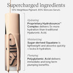 Saie Glowy Super Skin Tint Liquid Foundation - Hydrating Serum Foundation with Lightweight, Medium Coverage - Formulated with Hyaluronic Acid to Hydrate, Brighten and Plump - Shade 20 (1.01 oz)